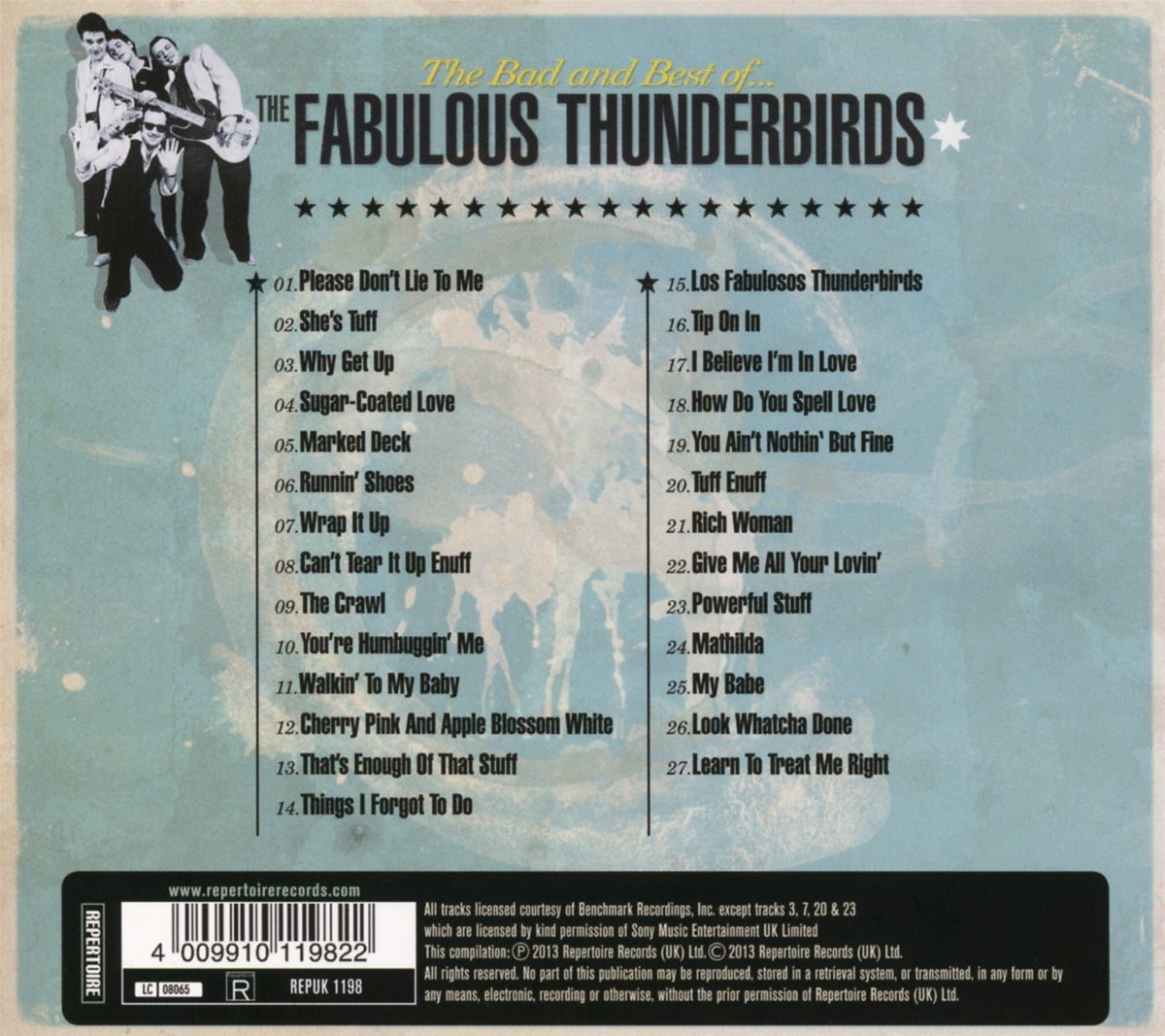 The Fabulous Thunderbirds - The Bad And Best Of The Fabulous Thunderbirds (CD)