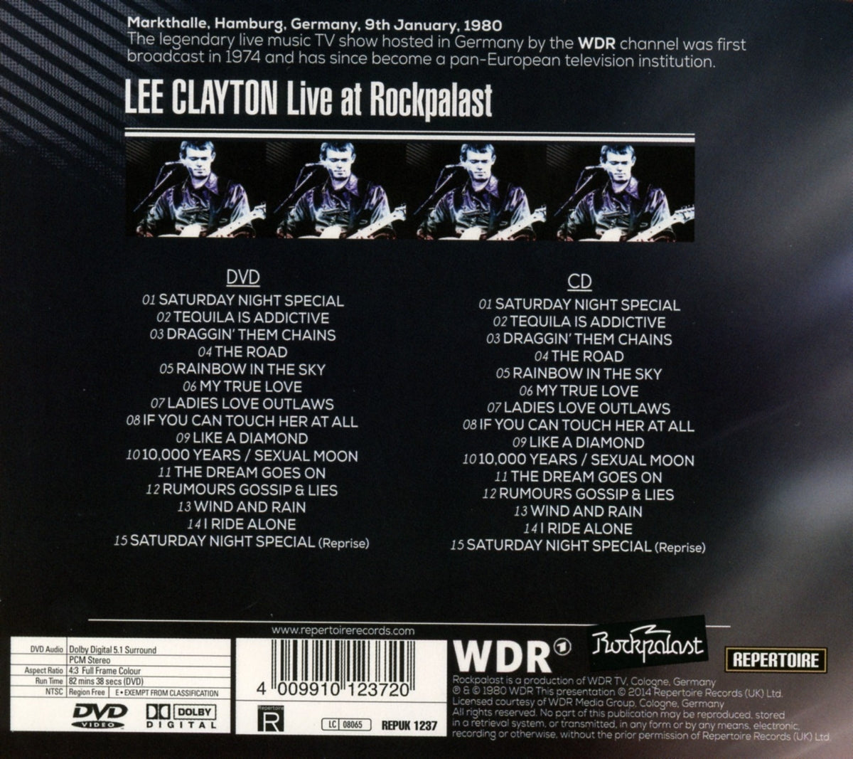 Lee Clayton - Live At Rockpalast (CD+DVD)