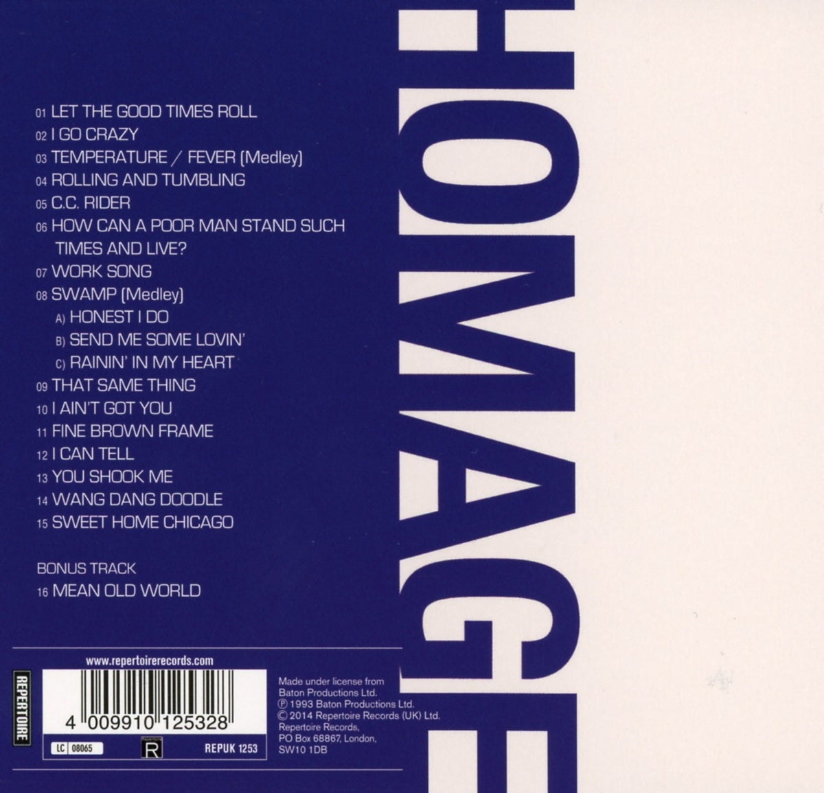 The Blues Band - Hommage (CD)