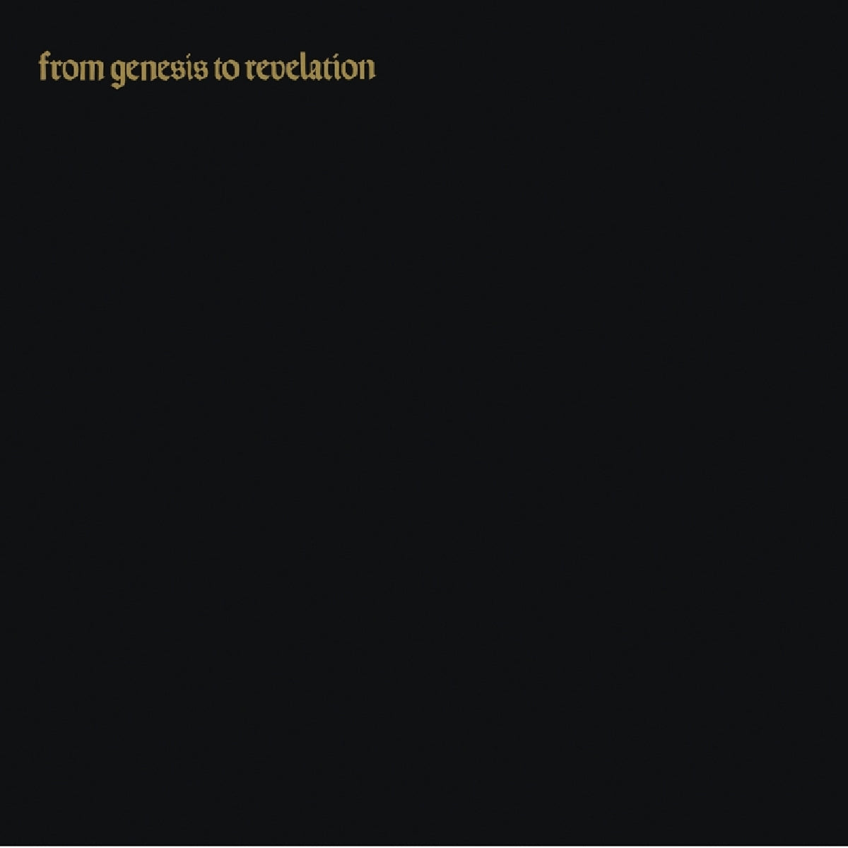 Genesis - From Genesis To Revelation (Mono Version) (LP)