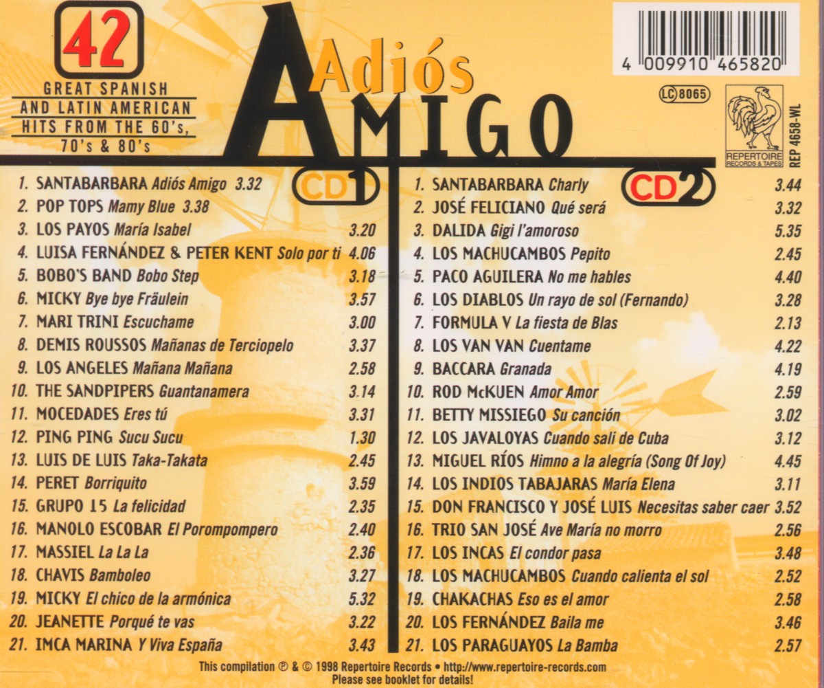 Varoius Artists - Adios Amigo (2CD)