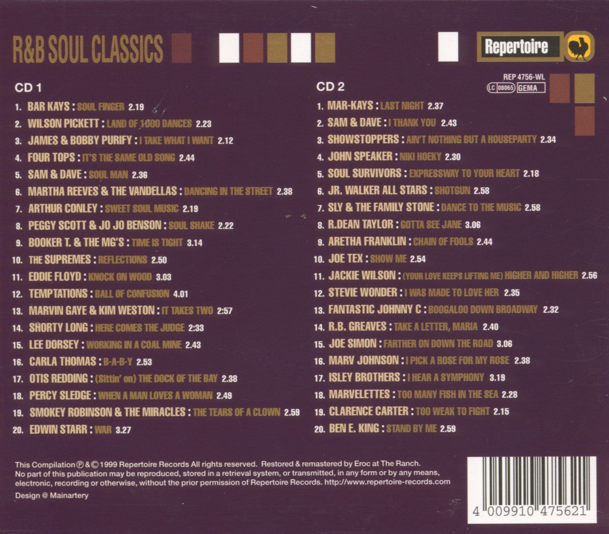 Various Artists - R & B Soul Classics (2CD)