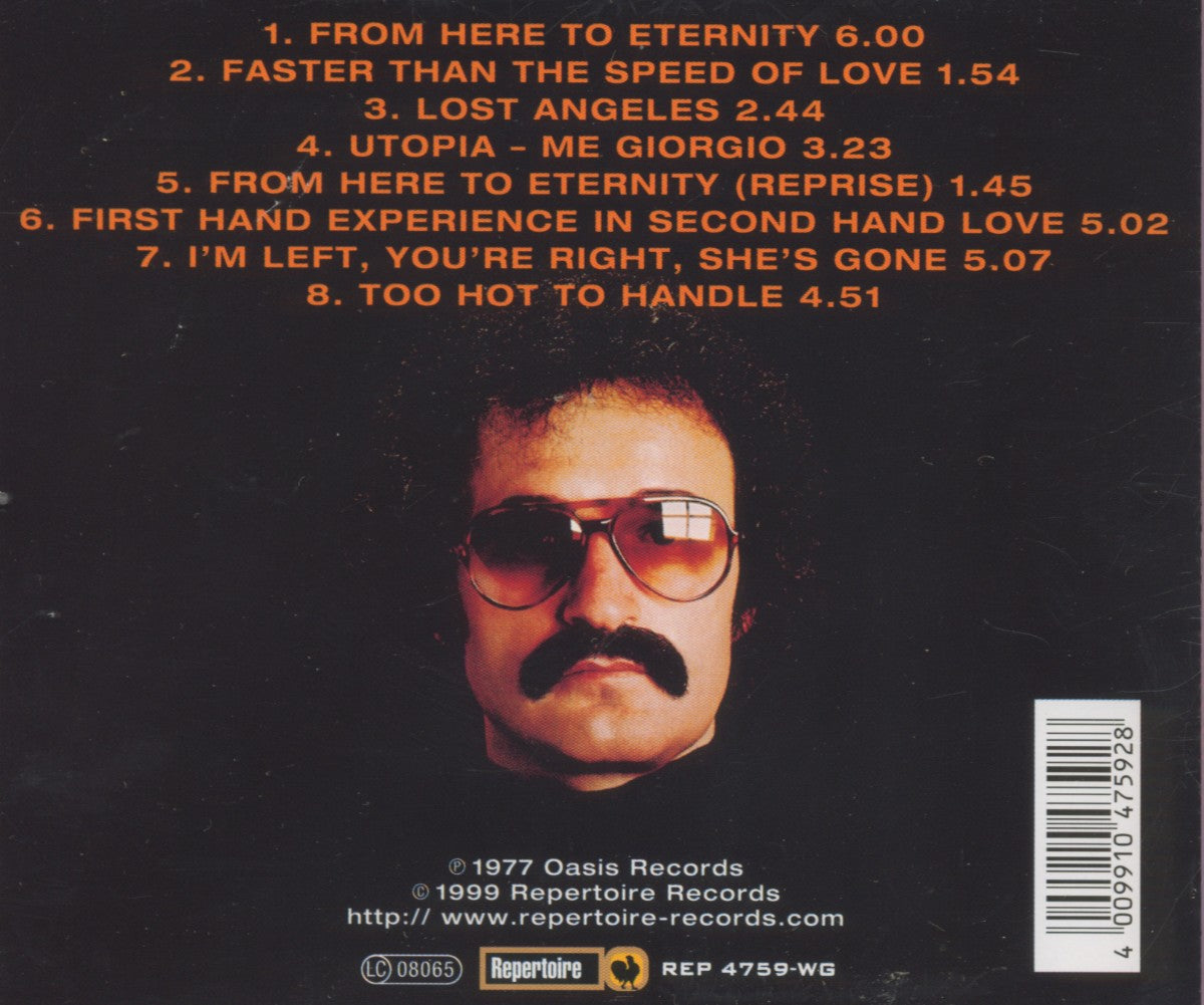 Giorgio Moroder - From Here To Eternity (CD)