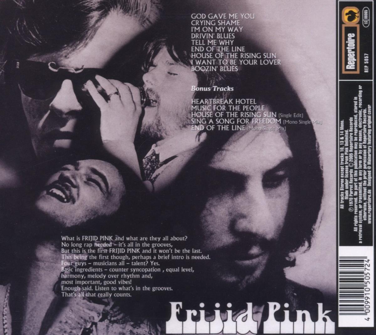 Frijid Pink - Frijid Pink (CD)