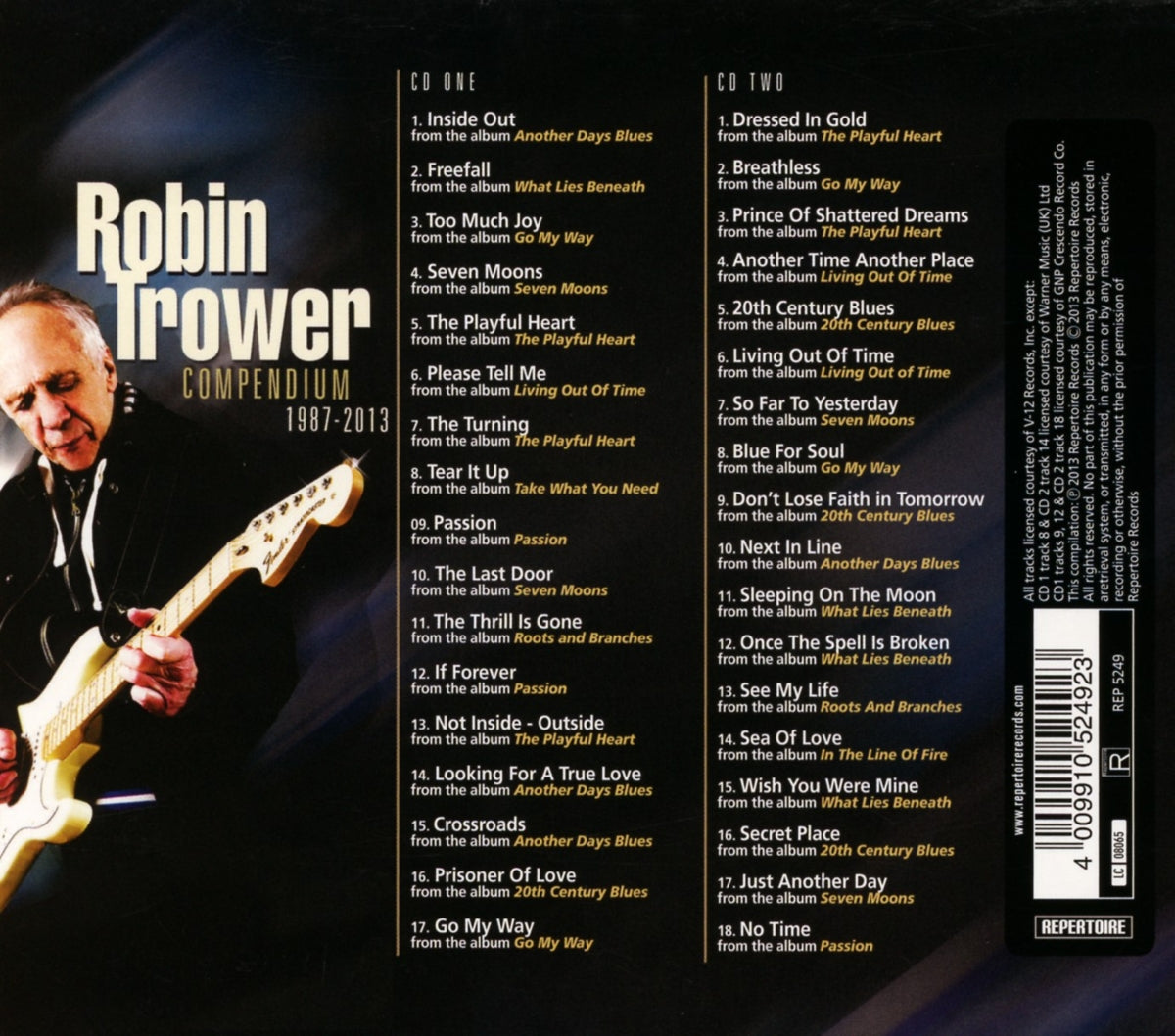 Robin Trower - Compendium (1987-2013) (2CD)