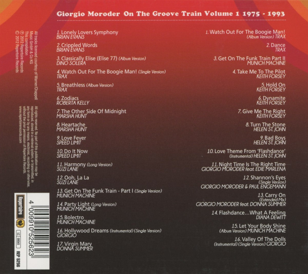 Giorgio Moroder - On The Groove Train-Pop & Dance Rarities 1975-1993 (2CD)