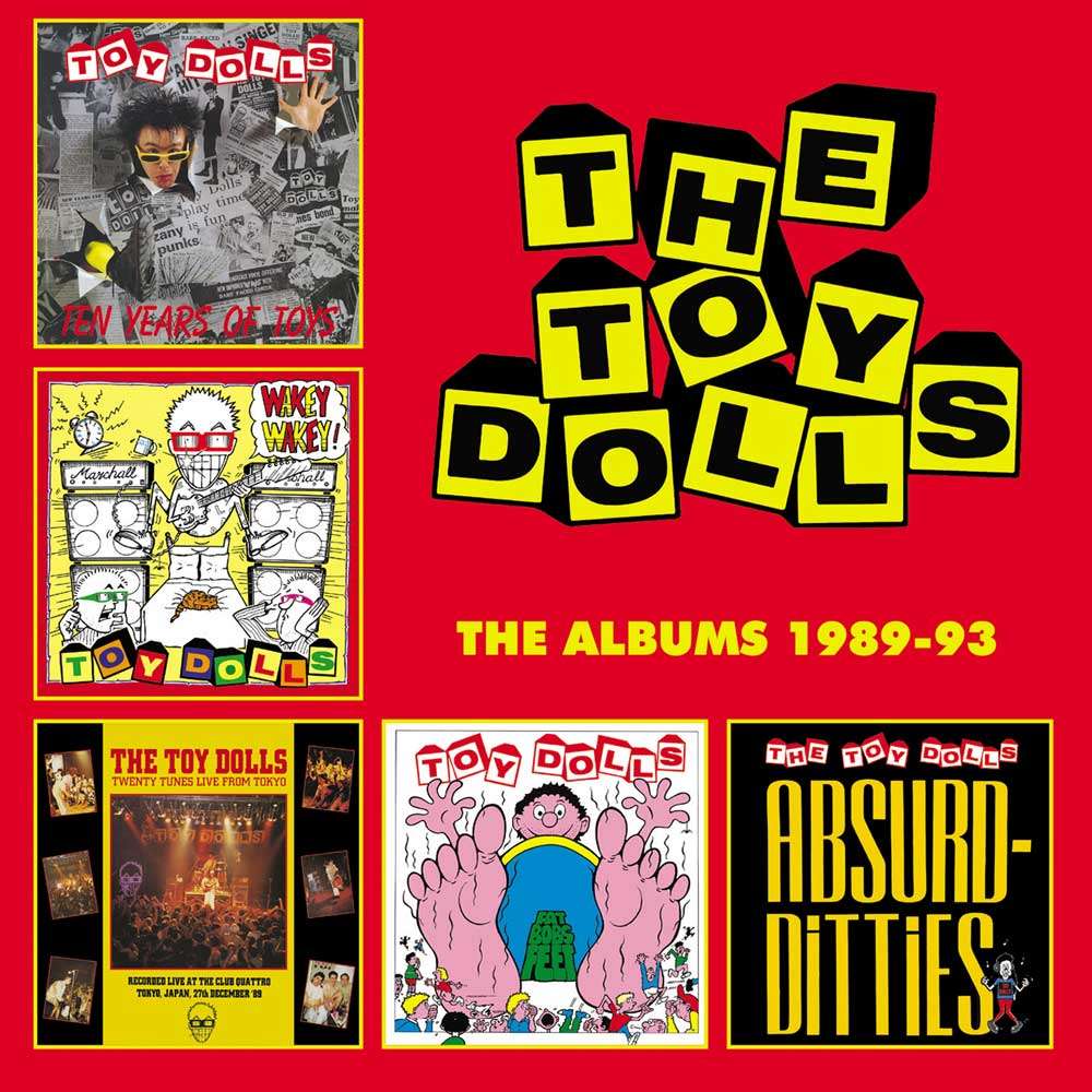 The Toy Dolls - The Albums 1989-93: 5CD Clamshell Boxset