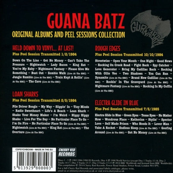 Guana Batz - Original Albums Plus Peel Sessions 4CD Box Set