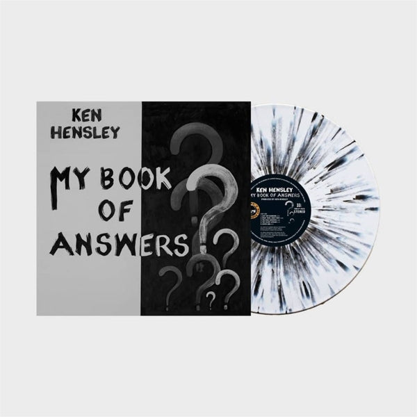 Ken Hensley - My Book Of Answers - white with black splatter vinyl