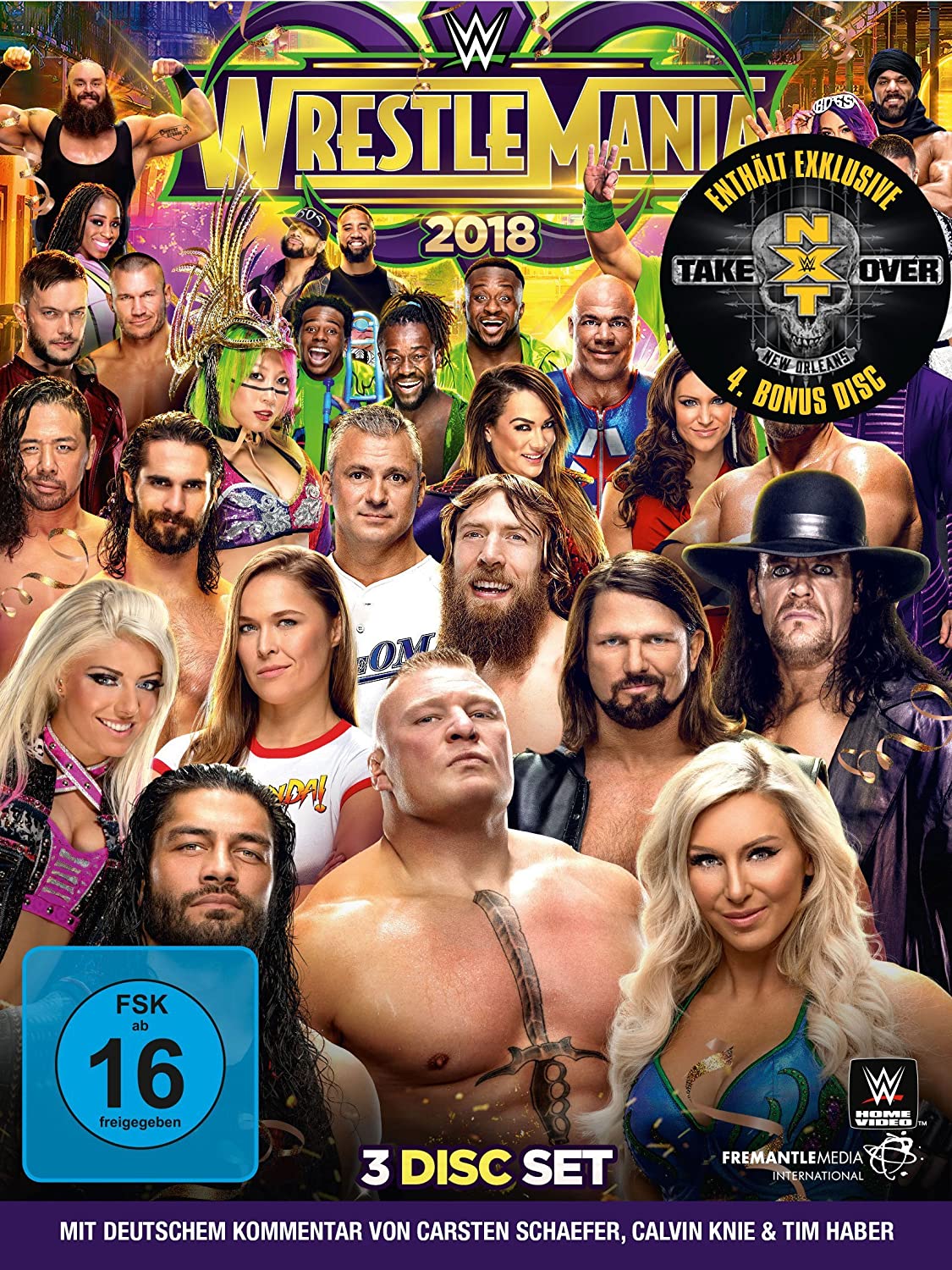 WWE - Wrestle Mania 34 (Limited Edition inkl. Bonus DVD NXT Takeover)